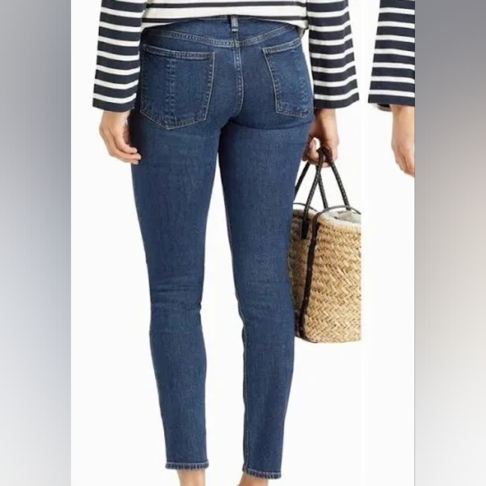 Rag & Bone Cate Mid Rise Ankle Skinny Jeans- Distressed, Frayed Hem- Size 29